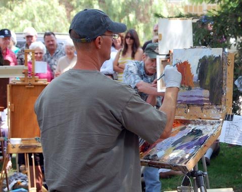 25th Annual Quick Draw Art Festival brings fun and friendly competition to Los Olivos this weekend.