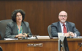 <b>DYNAMIC DUO:</b> Mayor Helene Schneider and Councilmember Gregg Hart have had their differences, but they came together to oppose a 1.4-mile-long oil train coming through Santa Barbara.