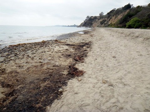 Summerland Beach Closed