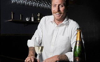 <b>SPARKLING SMILE: </b> Scott Manser (pictured) and Damian Gover run The Champagne Room on West Haley Street.
