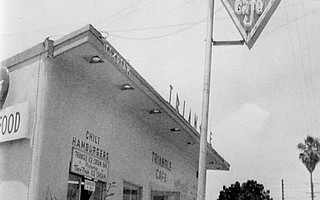 <b>THE AULD TRIANGLE:</b> Jim Branigan operated the old Triangle Café on North Milpas Street (above) with his wife, Roma.