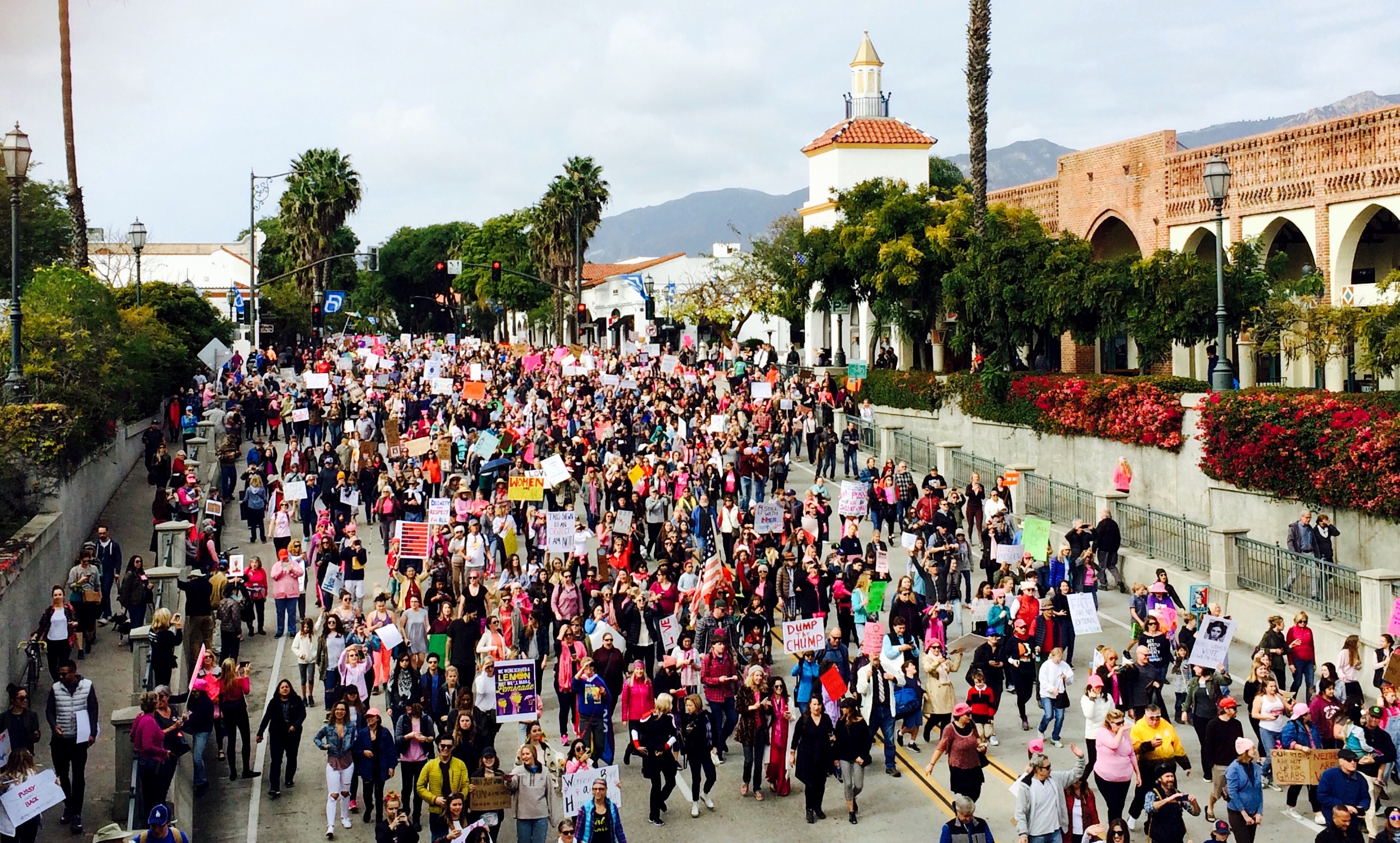 Santa Barbara’s Massive Women’s March