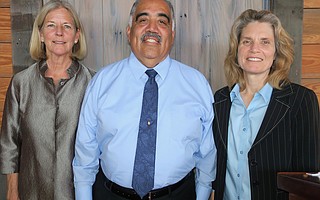 Event Chair and Co-VP of Development and Marketing Marni Cooney, Deputy Executive Director Steven DeLira, and Executive Director Lisa Brabo.
