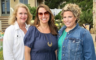 Boardmember and Event Co-chair Carolyn McCall, Executive Director and Event Co-chair Laurie Leis, and Boardmember and Event Co-chair Katie Hoegh-Guldberg.