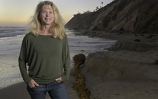 Ginny Kuhn at Arroyo Burro Beach.