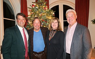 Board Chair Palmer Jackson Jr., Vice Chair Timothy Fisher, Chrisman Executive Director and President Caren Rager, and Immediate Past Chair Dan Burnham