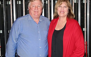 Director of Operations David Johnson and Chrisman Executive Director/President Caren Rager