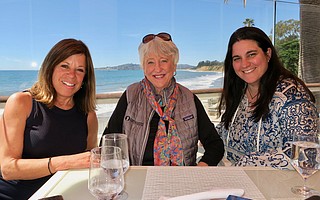 Boardmember Gretchen Lieff, Boardmember Ann Smith, and Director of Development Ariana Katovich