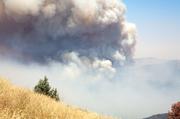 Meanwhile, in the central heart of the San Rafael Wilderness the fire races unchecked across the Hurricane Deck.