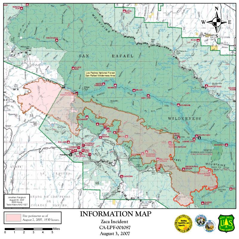 Zaca Fire Explodes