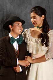 Kelci Hahn was Edwin Drood (left) and Andrea Matthews sang the role of Rose Bud in Y-NOT's production of <em>The Mystery of Edwin Drood.</em>