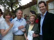 From right, author Stephen Murdoch with Naomi Schwartz, Dr. David Thomas, and Deanna Hatch.