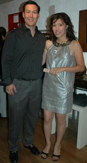 <p><strong>Who:</strong> Jon and Christine Monroe<br/>
<strong>Spotted:</strong> Outfit's Grand Opening Soiree</p>
<p>'Til death (or bad fashion) do they part. With a shopful of delectable duds at their disposal, the husband-and-wife owners of Outfit have no trouble looking good.</p>