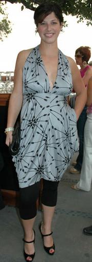 <p><strong>Who:</strong> Sarah Clark<br/>
<strong>Spotted:</strong> SBMA Nights</p>
<p>Lovely in leggings. This fashionista and PR goddess knows how to make a trend her own</p>
