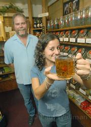 Vices & Spices from Around the World owner Blue Booth and barista Melissa Aiello will lure you with their Darling Darla Blooming White Tea.