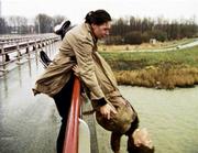 In "Mathilde, Mathilde," German artist Mathilde ter Heijne comments on sacrificial suicide, throwing a life-sized wax effigy of herself over a bridge.