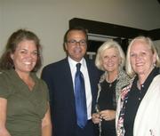Rick Caruso's fan club includes Montecito's Nancy Kogevinas, Nancy Rea, and Mary Belle Snow.