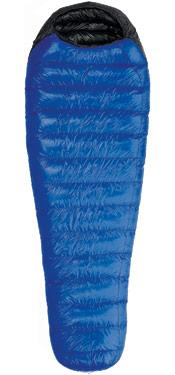 Western Mountaineering <em>Ultralight</em>. Light at 1 lb 13 ounces. Rating: 20 degrees. Cost: $360.