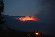 A shot of the Gap Fire in the mountains behind Goleta. This was taken at about 9 p.m. from Northgate Drive just north of Cathedral Oaks Road.