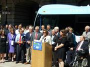 Nancy Pelosi and other Democrats discuss broad solutions to fixing America's energy crisis.
