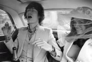 Mick and Bianca Jagger on their wedding day, Saint-Tropez, May 12, 1971. Mick's suit was tailored by Edward Sexton of Tailor Nutters, Savile Row, London.