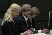 City planning staff, from foreground, Barbara Shelton, John Leadbetter, and Peggy Burbank.