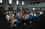 Attendees filled the Corwin Pavillion at UC Santa Barbara to hear Ralph Nader and Matt Gonzalez