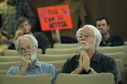 President of the Gaviota Coast Conservancy Mike Lunsford (left) and Naples Coalition President Phil McKenna