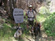 Bryan heads out on one of his expeditions into the backcountry as part of the mapping project.