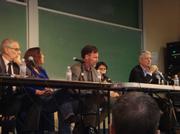Eric Smith helps cut through the fluff of the ongoing presidential election on October 23 at UCSB.