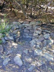 Remnants of a homestead from the late 1800s is one of the treats found in the upper canyon.