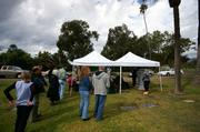A couple dozen donors to the Santa Cruz Island Foundation, which arranged for the new tombstone, gathered at Calvary Cemetery on Saturday to see Nidever's grave be blessed.