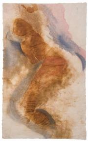 Among Mary Heebner's paintings in <em>Intimacies</em> is this nude, which accompanies Neruda's poem, "Sweetness, Always."