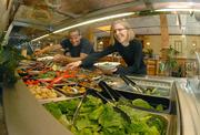 Savoy Truffle owner Paul Shields (left) and manager Corrie Ward know where the best salad bar in town is. File photo from Santa Barbara Independent Best Of Readers Poll 2007