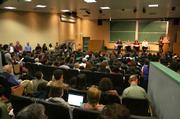 The ongoing saga of UCSB sociology professor William Robinson and his now-infamous email continued last night during a dramatic panel held at Embarcadero Hall in Isla Vista.