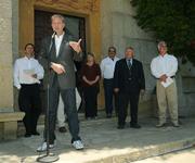 About 20 people attended a press conference hosted by <a href="http://www.seiulocal620.org/">SEIU Local 620</a>, which took place at the Santa Barbara Courthouse on Tuesday at noon.