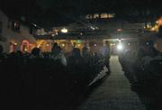 100s of mourning fans in the Arlington Theatre watching the Michael Jackson memorial via live video feed from the Staples Center July 7, 2009