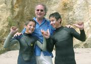 L to R Miguel Angel Weedn with his adopted father Rick Weedn and childhood friend Andres