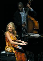 Diana Krall filled her Sunday night stint at the Santa Barbara Bowl with beautiful music from her latest release, <em>Quiet Nights</em>.
