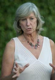<strong>CUE THE WATERWORKS:</strong> Making the case for a $16-million bond issue, COMB General Manager Kate Rees stressed the importance of repairs and upgrades to the South Coast Conduit.