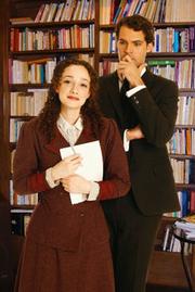 Robert Adelman Hancock and Megan McGinnis star in the World Premiere Musical <em>Daddy Long Legs</em> at Rubicon Theatre.