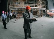 Peter Frisch discusses pending improvements of the Granada Theatre during construction in 2007