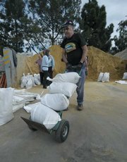 City of Santa Barbara opened its sandbag station at the Annex Yard at 401 E. Yanonali Street on Saturday Jan. 16, 2010