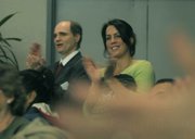 Harding Principal Dr. Sally Kingston (right) said during her speech that “our school and UCSB are BFFs.”