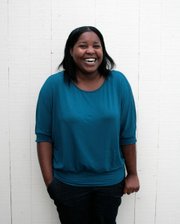 Tamera Richardson, although all smiles here, is nevertheless concerned what her future will hold if La Morada is closed.
