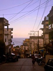 Vidigal, the favela that shares the mountain Dois Irmãos with Rocinha, offers beautiful views of the ocean not found in wealthier neighborhoods found on the asfalto.