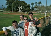 L to R Richie Casey, Conor Kenny, Ross Wyse and Ivan Barker are Foresters fans, hailing from Dublin, Ireland.