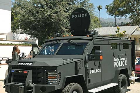 Santa Barbara Police Armored Vehicle | The Santa Barbara Independent