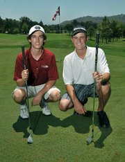 Recent high school graduates Niall Platt (left) and Jack Perry are two of the most accomplished teenaged golfers to come out of Santa Barbara.