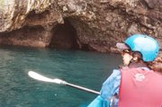 There's no previous experience necessary to skirt the island, and people get to choose between single and double kayaks.